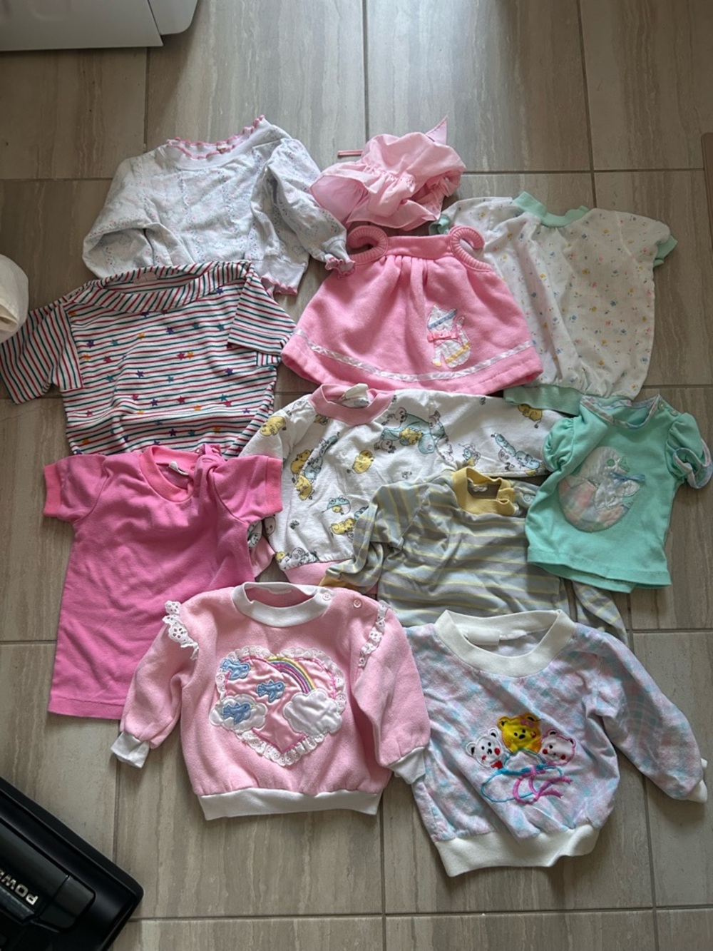 Assorted sizes Pastel tops  Lot - Pink & Mint Pieces